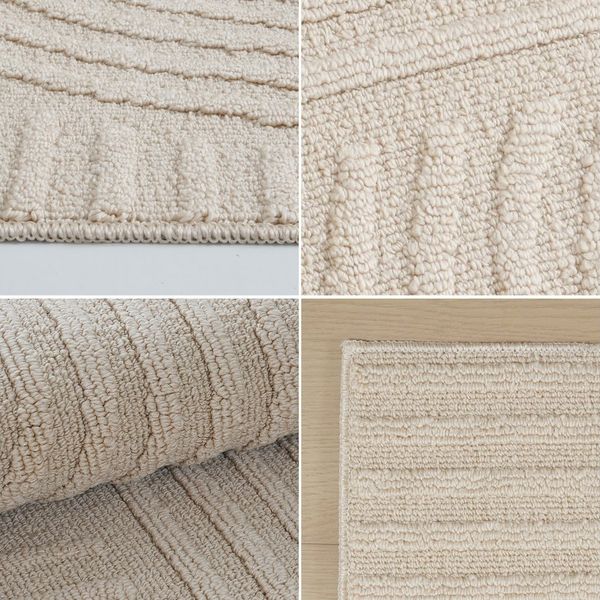 OTTO home Teppich Jola, In- und Outdoor geeignet, Hoch-Tief-Design, Scandi, rechteckig, Höhe: 9 mm, Hoch-Tief-Struktur, Zen, Wetterfest & UV-beständig, Balkon, Camping Bild 4