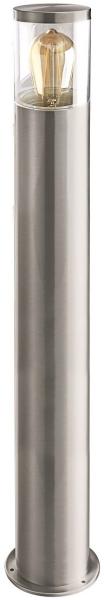 Heitronic Nr. 500683-HE Standleuchte Outdoor Naxos edelstahl E27 IP44 79cm