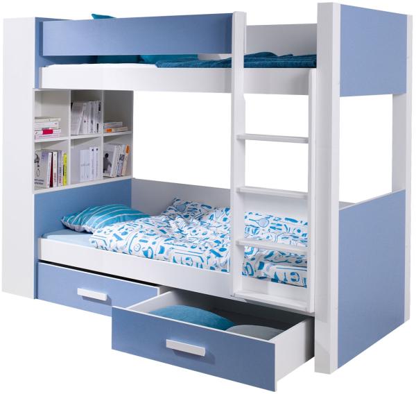 Etagenbett Lopoko 80, Blau