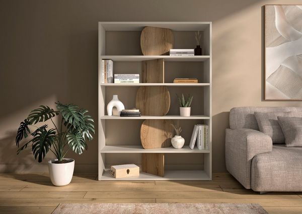 Gami Raumteilerregal CAIRN, Praktische Bibliothek oder Raumtrennung