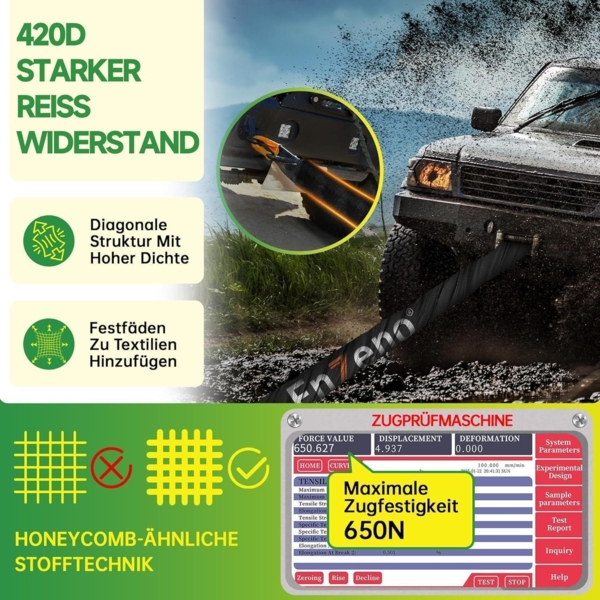 Enzeno Gartenmöbel Abdeckung 420D Oxford Wasserdicht Winterfest 90x90x90cm Bild 3