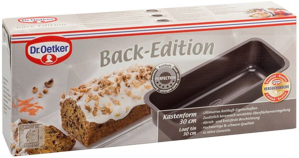 Dr. Oetker Küchenhelfer Kastenform Back-Edition, für Brot und Backkreationen, mit Antihaft-Beschichtung, hitzebeständig bis 230°C