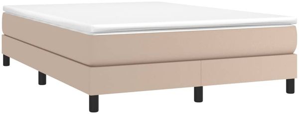 vidaXL Boxspringbettgestell Cappuccino-Braun 140x200 cm Kunstleder 3120705 Bild 3