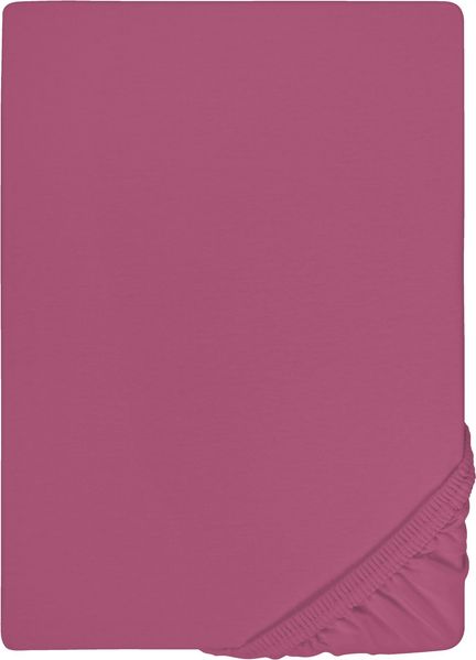 biberna Feinjersey-Spannbetttuch 0077144, brombeer, 1x 140x200 cm - 160x200 cm Bild 5