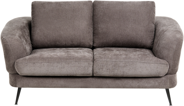 Sofa 2-Sitzer KJAER Chenillegewebe Taupe