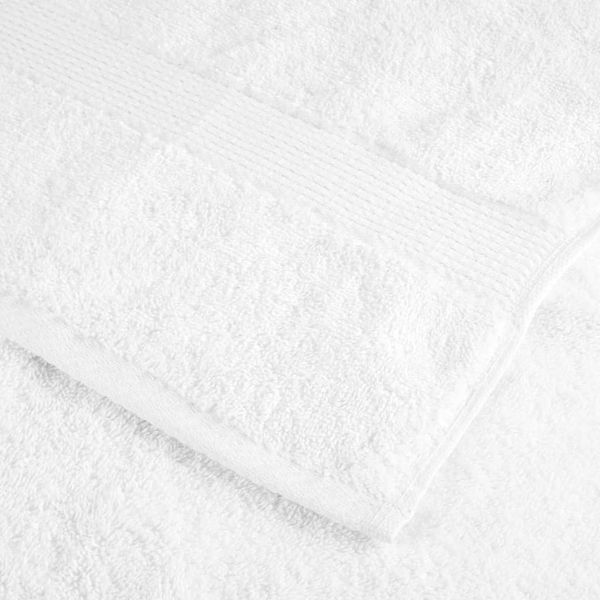 vidaXL Premium-Waschtücher SOLUND 4 Stk. Weiß 30x30 cm 600 g/m² 137117 Bild 6