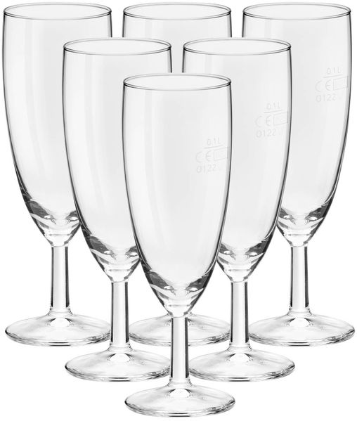 Van Well Royalty Sektglas 0,1 l geeicht 6er Set
