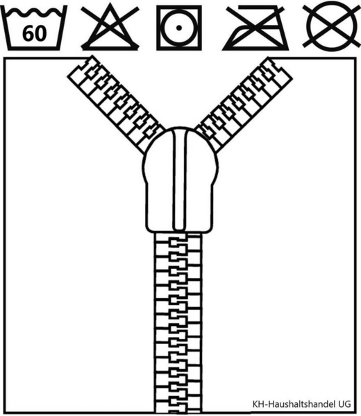 KH-Haushaltshandel Bettwäsche Seersucker Wende Bettwäsche 135x200 +80x80cm, dunkelgrau silbergrau, Seersucker, bügelfrei, Microfaser Bild 3