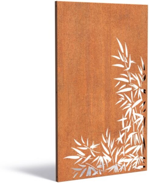 Adezz Paneel Nature CPN2 Cortenstahl 110x180 cm Gartenpaneel Sichtschutz Paneel Deko Wand