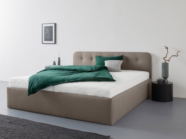 Westfalia Schlafkomfort Polsterbett Rostock, auch mit Stauraum und Kopfteilverstellung erhältlich Bild 5