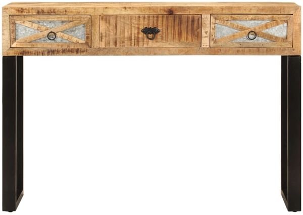 Konsolentisch, Beistelltisch, Konsole 110 x 30 x 76 cm Mangoholz Massiv Bild 3