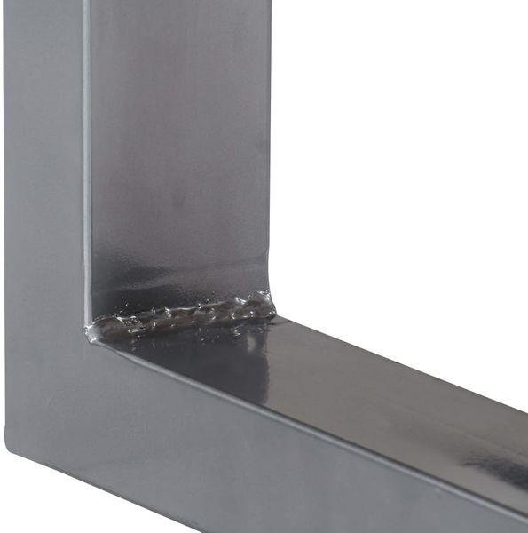 vidaXL Konsolentisch 115x35x76 cm Massivholz Akazie und Eisen 247830 Bild 3
