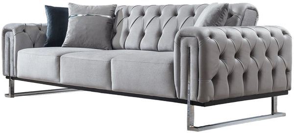 Villa Möbel Sofa Nova, 3-Sitzer 1 Teile, mit Relax-/Bettfunktion durch umklappbare Rückenlehne
