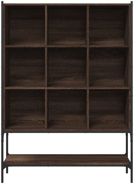 vidaXL Bücherregal Braun Eichen-Optik 102x30x141,5 cm Holzwerkstoff 3214333 Bild 5