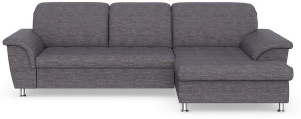 DOMO collection Ecksofa Franzi Steppung im Sitzbereich B7T/H: 278/162/80 cm, L-Form, wahlweise mit Bettfunktion, Bettkasten und Kopfteilverstellung
