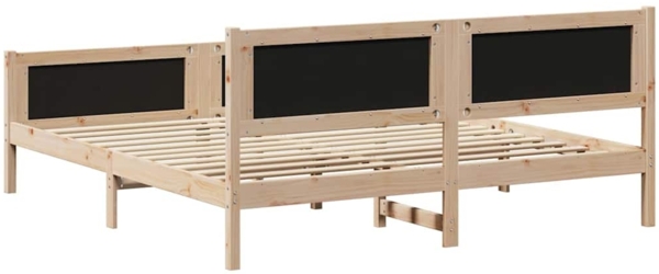 vidaXL Bettrahmen mit Kopfteil Schwarz 180 x 200 cm Stoff 3394250 Bild 6