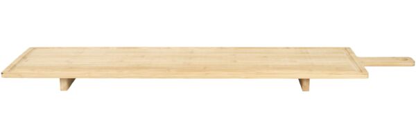HOME DECO FACTORY, KA0609, Bamboo Presentation Board 88 cm - Elegant Serving Tray and Basket, Ideal for Family Meals and Events, Easy to Maintain - Natural, 88 cm, Natural
