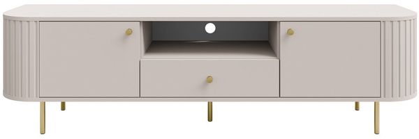 Compleo TV-Schrank 180 cm breit Eiche cremona, Elegant design, Natural, Lowboard