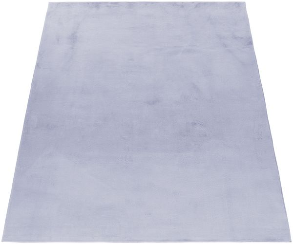 Hochflor Teppich Pia rechteckig - 120x170 cm - Silberfarbe Bild 3