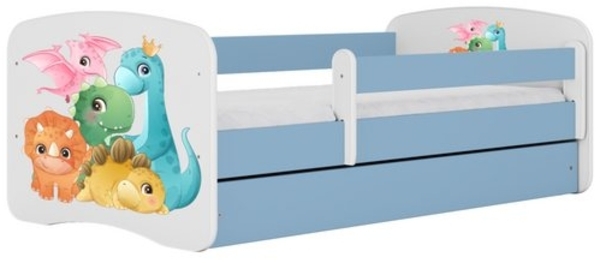 Raumhirsch Furniture Kinderbett 70x140, 80x160, 80x180 cm - Komplettset mit Matratze & Schublade (Bett für Mädchen, Einzelbett Kinder 2–12, mit Rausfallschutz & Lattenrost), verschiedene Farben & Designs Bild 4