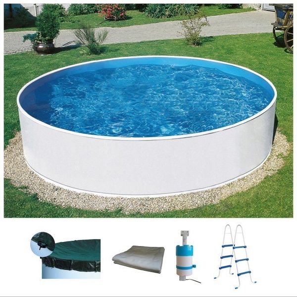 KONIFERA Rundpool Usedom II inkl. Zubehör (Set, 5-tlg), in verschiedenen Größen erhältlich