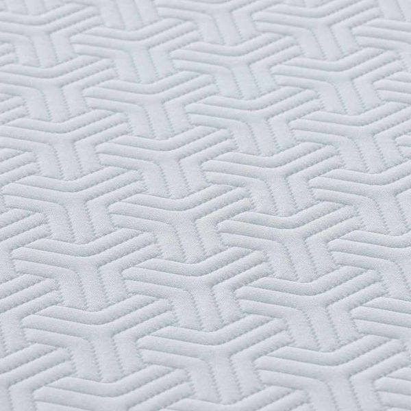 vidaXL Matratze Weiß und Grau 140 x 190 cm Jacquard-Stoff 4106365 Bild 10