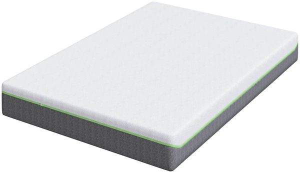 vidaXL Matratze Weiß und Grau 140 x 190 cm Jacquard-Stoff 4106365 Bild 5