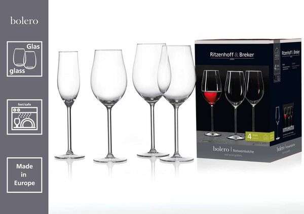 Ritzenhoff & Breker Bolero Sektglas 190 ml 4er Set