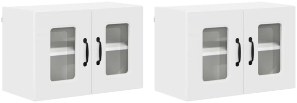 vidaXL Küchenschrank Kalmar 2 pcs Weiß 60 x 31 x 40 cm Holzwerkstoff 884615