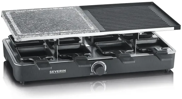 Severin Raclette-Grill schwarz 40 x 14,3 x 46,50 cm