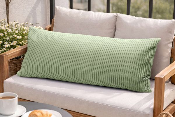Amilian Dekokissen 40x80 cm mit Füllung - Sofakissen, Zierkissen - Couchkissen, 1 Stück - weich, formstabil, pflegeleicht und waschbar