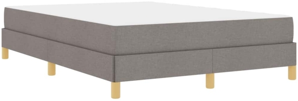 vidaXL Boxspringbett Taupe und Braun 140 x 190 cm 3398567