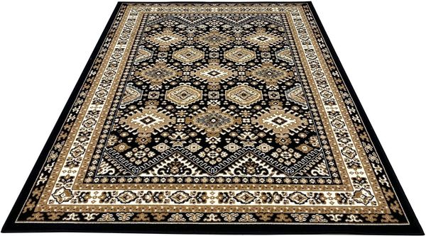 OTTO home Teppich Diantha, rechteckig, Höhe: 7 mm, Orient-Optik, mit Bordüre, Kurzflor, pflegeleicht, elegant, weich