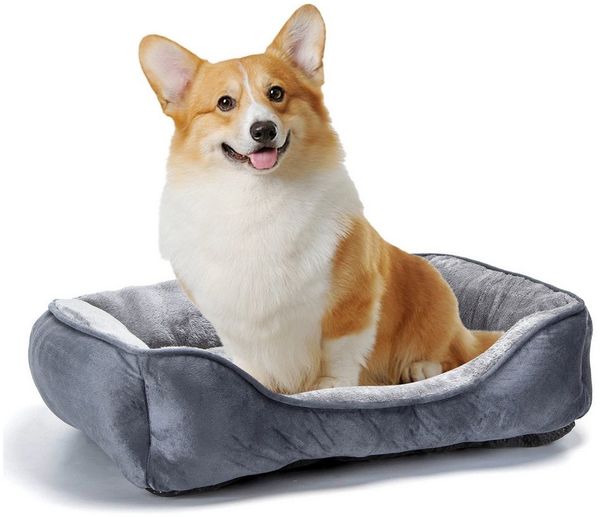 nobleza Hundematratze Hundebett für Hunde Rutschfestes Hundekorb, Superweicher Faserfüllung