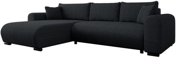 Ecksofa Merkos Cord (Farbe: Poso 135)