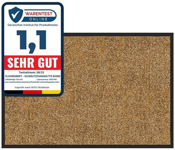 Karat Fußmatte Schmutzfangmatte Maly, verschiedene Größen & Farben, rechteckig, Höhe: 6 mm