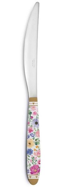 EasyLife Tafelmesser Mon Amour Spülmaschinengeeignet, Mehrfarbig, Herzen & Blumen, H: cm