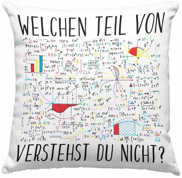 Trendation Dekokissen Trendation - Lustige Kissen Geschenk Welchen Tell Von Verstehst du Nic
