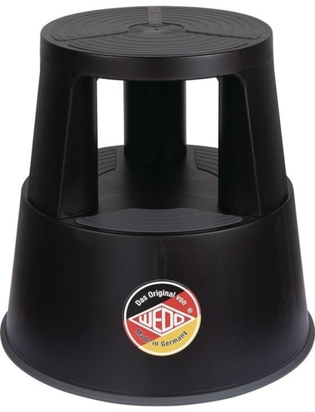 WEDO Rollhocker PP & TPE schwarz Höhe mit/ohne Belastung 420/428 mm Oberer-Ø 292 mm Unterer-Ø 424 mm