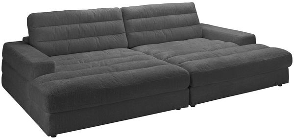 KAWOLA Big Sofa LANA Stoff schwarz 83 x 178 x 296 cm Bild 4