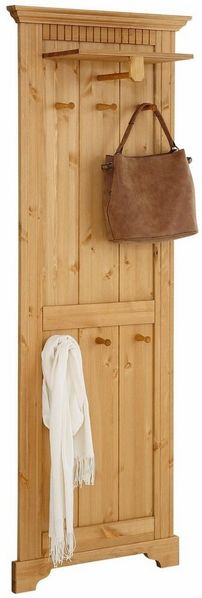 Home affaire Garderobenpaneel Rustic, aus massiver Kiefer, Breite 64 cm, FSC®-zertifiziert