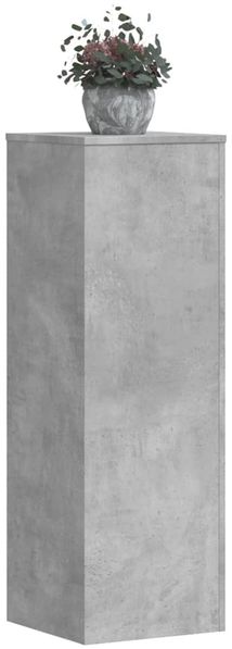 vidaXL Pflanzenständer 2 Stk. Betongrau 33x33x100 cm Holzwerkstoff 3307885