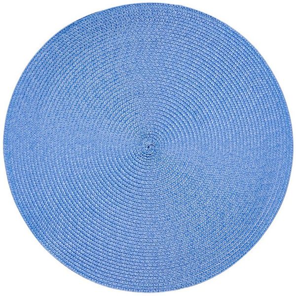 Haus und Deko Platzset Platzset rund ca. 35 cm Ø abwaschbar Bast Optik Tischset Platzdeckche, (1-St)