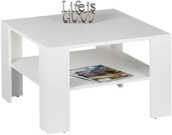 Couchtisch >Randy< in Weiß - 70x44x70cm (BxHxT)