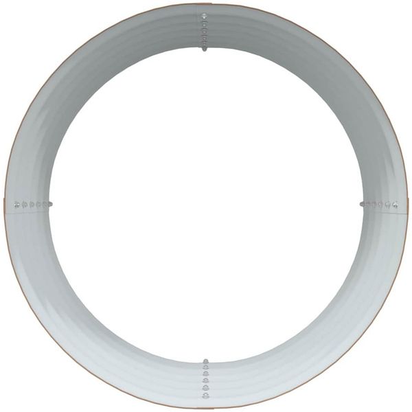 vidaXL Hochbeet Braun 80 x 80 x 44 cm Stahl 42011334 Bild 7