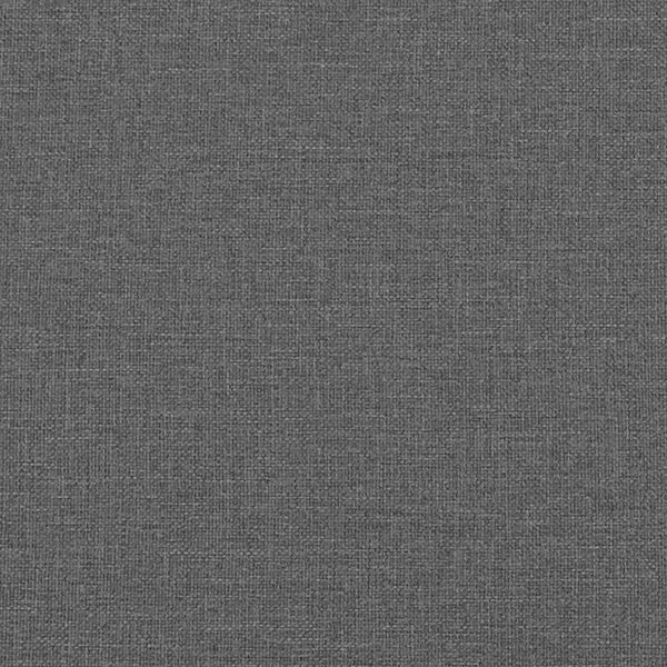 vidaXL Bettrahmen mit Kopfteil Dunkelgrau 200 x 200 cm Stoff 42027607 Bild 8