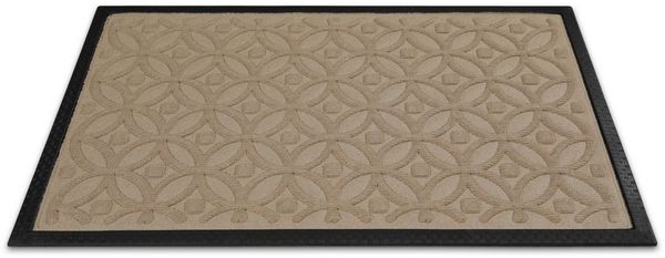 Wecon home Fußmatte Midnight Mosaic, rechteckig, Höhe: 4 mm, pflegeleicht, rutschfest, Ornamente, Innen & Außen, Schmutzfangmatte