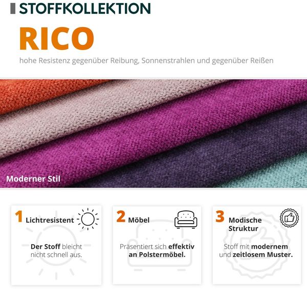 Boxspringbett Cleofas , Natur, 200x200 cm, Webstoff Bild 9