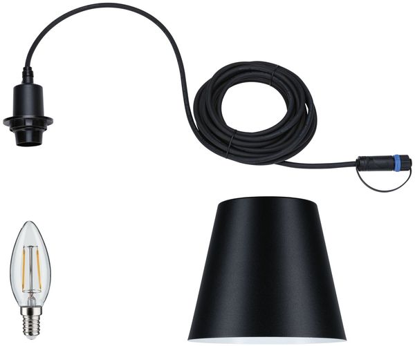Paulmann 93104 Plug&Shine Pendelleuchte Kofia P44 anthrazit 3000K Bild 8