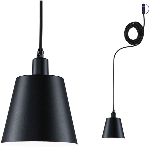 Paulmann 93104 Plug&Shine Pendelleuchte Kofia P44 anthrazit 3000K